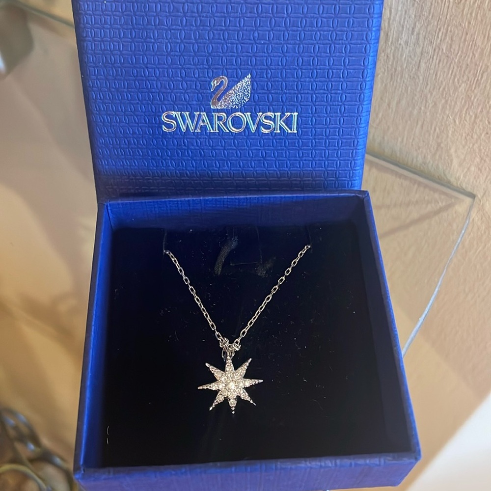 Swarovski Crystal Star Necklace/Boxed!with Tag